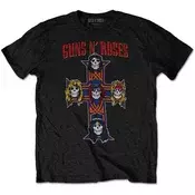Guns N Roses Vintage Cross Black M Majica