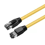 shumee MicroConnect CAT8.1 S/FTP 1,5 m rumeno zaščiten LSZH, AWG 24