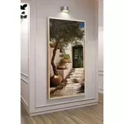 Wallity Dekorativna uramljena slika, 120x50cm, Šarena