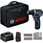 Bosch Akumulatorska bušilica-odvrtac PRO GSR 12V-32, 2x 2.0Ah, Torba, Set pribora 06019N7006