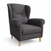 Tamno siva wing fotelja Swan – Ropez