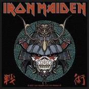 Iron Maiden Senjutsu Samurai Eddie (Retail Pack) Našitek za šivanje 100 x 100 mm