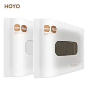 Hoyo Set peškira, 35x75cm, 2 komada, Belo-braon