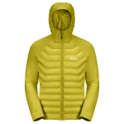 Jack Wolfskin ROUTEBURN PRO HYBRID M, moška pohodna jakna, rumena 1710512