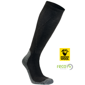 Nogavice Seger Alpine Mid Wool Compression - ČRNA - 40-42