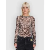 Volcom Tigardi Mesh ženska majica z dolgimi rokavi animal print
