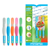 Korekcijska olovka Mitama 3 kom - Ružičasta-zelena