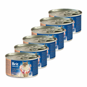 BRIT Premium Cat Chicken with Rice 6x200 g