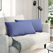 Jastucici za sofu 2 pcs Traper plava 80 x 40 cm tkanina