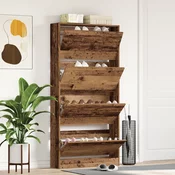 Ormar za cipele Staro drvo 80 x 21 x 163,5 cm Konstruirano drvo