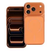 OEM Ovitek za iPhone 16 PRO Make 17, združljiv z MagSafe, oranžne barve