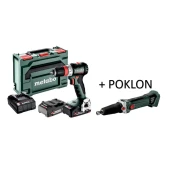 Metabo BS 18 L BL akumulatorskabušilica odvijač sa 2x2Ah bat. u koferu + POKLON ravna brusilica GA 18 LTX