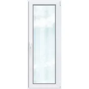 Balkonska vrata 2-slojno steklo Uw 1,5 bela Š: 80 cm x V: 210 cm desno