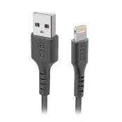 SBS Kabel z certifikatom MFi USB-A - iPhone Lightning 1 m - črn