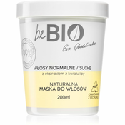 Maska za normalnu i suvu kosu bez sulfata beBio natural 200ml