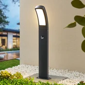Lindby LED svetilka za podstavek Moshe, 60 cm, antracit, senzor - Sodobni - Kovina