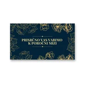 Personal Kartica kot povabilo za mizo - Orient Gold Izberite količino: 1 kos - 10 kos
