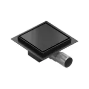 Mexen Flat-Q M13 talna vgradna talna rešetka kvadratna 12 x 12 cm, črna - 1710012