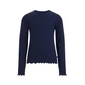 WE Fashion Majica temno modra