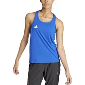 ADIDAS PERFORMANCE Športni top Adizero Essentials  kraljevo modra / bela