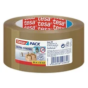Pakirni trak, 50 mm x 66 m, TESA Ultra Strong, rjav, 6 rol