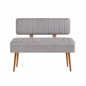 HANAH HOME Trpezarijska klupa Vina 0701 1 GreyAtlantic