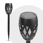 LED solarna svetilka z učinkom plamena 8,5 x 29 (+11) cm