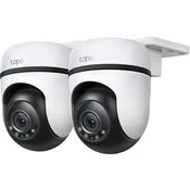 TP-Link Tapo C510W(2-pack) zunanja kamera, (3MP, PTZ, 2K 1296p, WiFi, IR 30m, micro SD kartica)