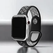 Infostyle Silikonski pašček Beline za Apple Watch 38/40/41mm Siva