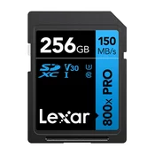 Lexar Lexar | Spominska kartica | Professional 800x PRO | 256 GB | SDXC | Flash pomnilnik razreda UHS-I