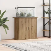 Vidaxl Stojalo za akvarij Artisan hrast 81x36x73 cm inženirski les