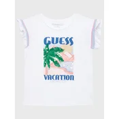 Guess Majica J3GI26 K8HM0 Bela Regular Fit