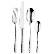 Set jedilnega pribora LUNA, set 24 kosov, srebrna, Pintinox