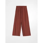 Sinsay - Wide leg pantalone sa viskozom - oker