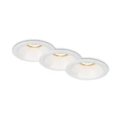 Brilo - SET 3x kupatilska ugradna plafonska svetla 1xGU10/9W/230V IP23 bela