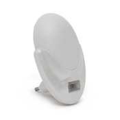 LED orijentaciono svetlo sa senzorom sumraka za uticnicu LED/1W/230V