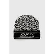 Kapa s dodatkom vune Guess boja: siva,