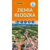 Compass Kłodzko Land 1:50.000. Plastificiran turistični zemljevid. Izdaja 2024. Kompas.