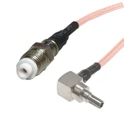 shumee Pigtail CRC9 vtič/FME vtičnica RG316 15cm
