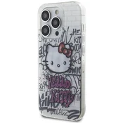 HELLO KITTY OVITEK HELLO KITTY HARDCASE ZA IPHONE 15 PRO KITTY NA ZIDKI Z GRAFITI