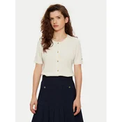 Tommy Hilfiger Pletena jopica WW0WW43958 Écru Regular Fit
