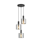 Braytron Dekorativna visilica BRY-S007R-3H-3xE27-SLV
