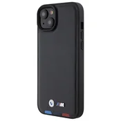 Bmw USNJENI OVITEK BMW TRIKOLOR STAMP ZA IPHONE 15 PLUS 6.7 ZA APPLE Z GRAVURO