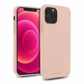 Goospery Soft Feeling silikonska maskica za iPhone 15 Plus - bež