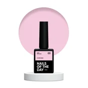 NAILSOFTHEDAY Prekrivna podlaga NOVO 03 - polprozorna nežna hibridna podlaga breskve, 10 ml