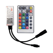 V-TAC WiFi + IR daljinski upravljac za LED trake RGB+CCT, 10A, 12/24V, 120W/240W, 28 tipki
