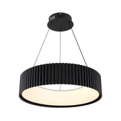 LED Lestenec na vrvici LED/30W/230V 3000K črna