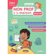 Mon prof a la maison - Rédaction CM1