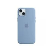 Apple iPhone 15 Plus silicone case with MagSafe Winter Blue