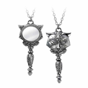 Ogrlica z obeskom ALCHEMY GOTHIC - Sacred Cat Vanitas - P889